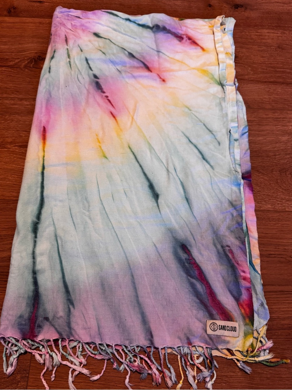 Tie-Dye sand cloud towel